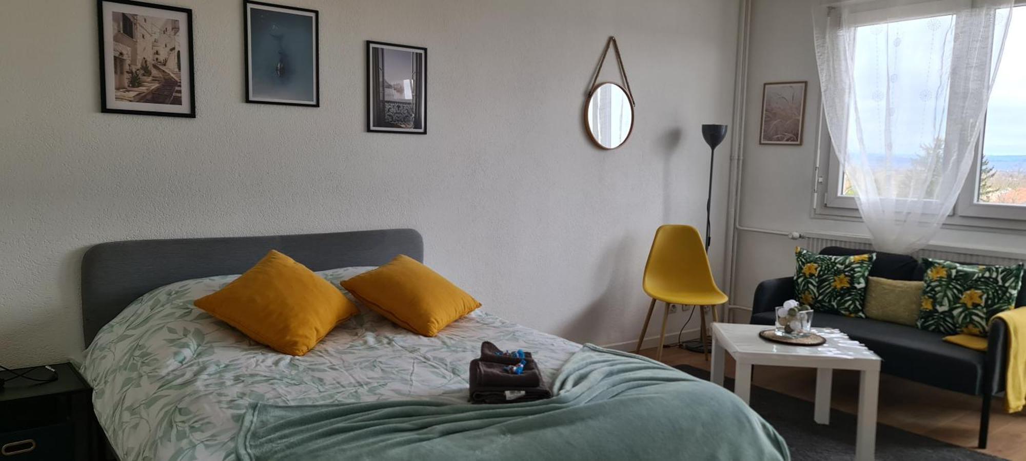 Studio Kulla Avec Terasse 5Mn Basel Airport Saint-Louis  Kültér fotó